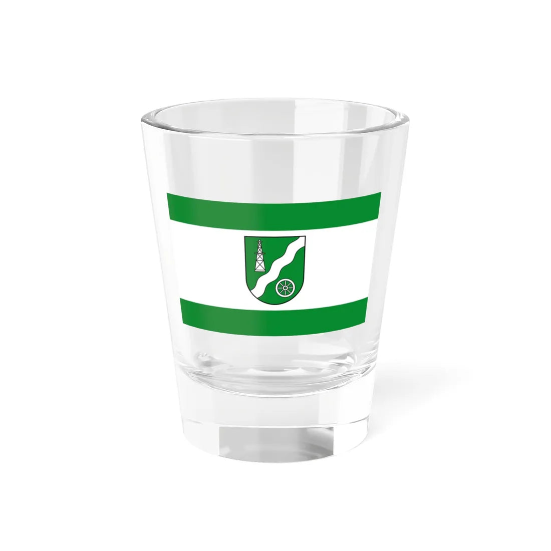 Flagge Geeste (Germany) Shot Glass 1.5oz 1.5oz - Go Mug Yourself