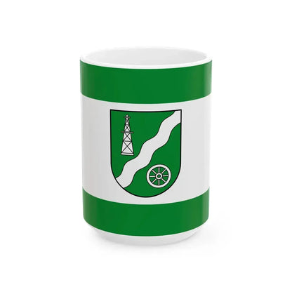 Flagge Geeste (Germany) White Coffee Mug 15oz - Go Mug Yourself