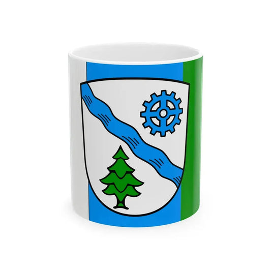 Flagge Geretsried (Germany) White Coffee Mug 11oz - Go Mug Yourself