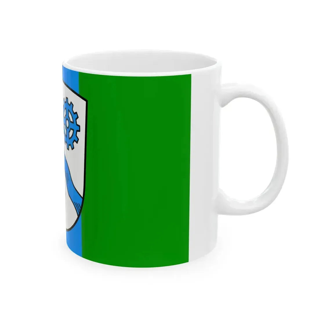 Flagge Geretsried (Germany) White Coffee Mug - Go Mug Yourself