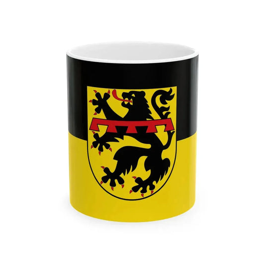 Flagge Gerolstein (Germany) White Coffee Mug 11oz - Go Mug Yourself