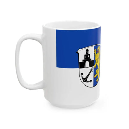 Flagge Ginsheim-Gustavsburg (Germany) White Coffee Mug - Go Mug Yourself
