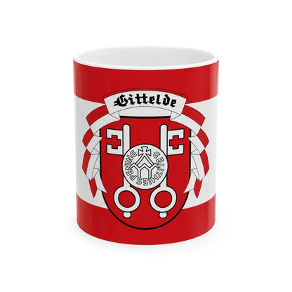 Flagge Gittelde (Germany) White Coffee Mug 11oz - Go Mug Yourself