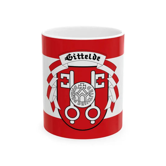 Flagge Gittelde (Germany) White Coffee Mug 11oz - Go Mug Yourself