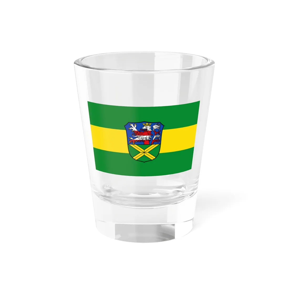 Flagge Gladenbach (Germany) Shot Glass 1.5oz 1.5oz - Go Mug Yourself