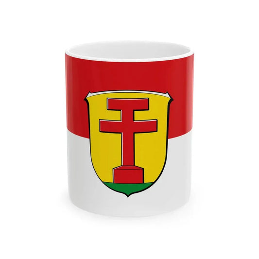 Flagge Goddelau (Germany) White Coffee Mug 11oz - Go Mug Yourself