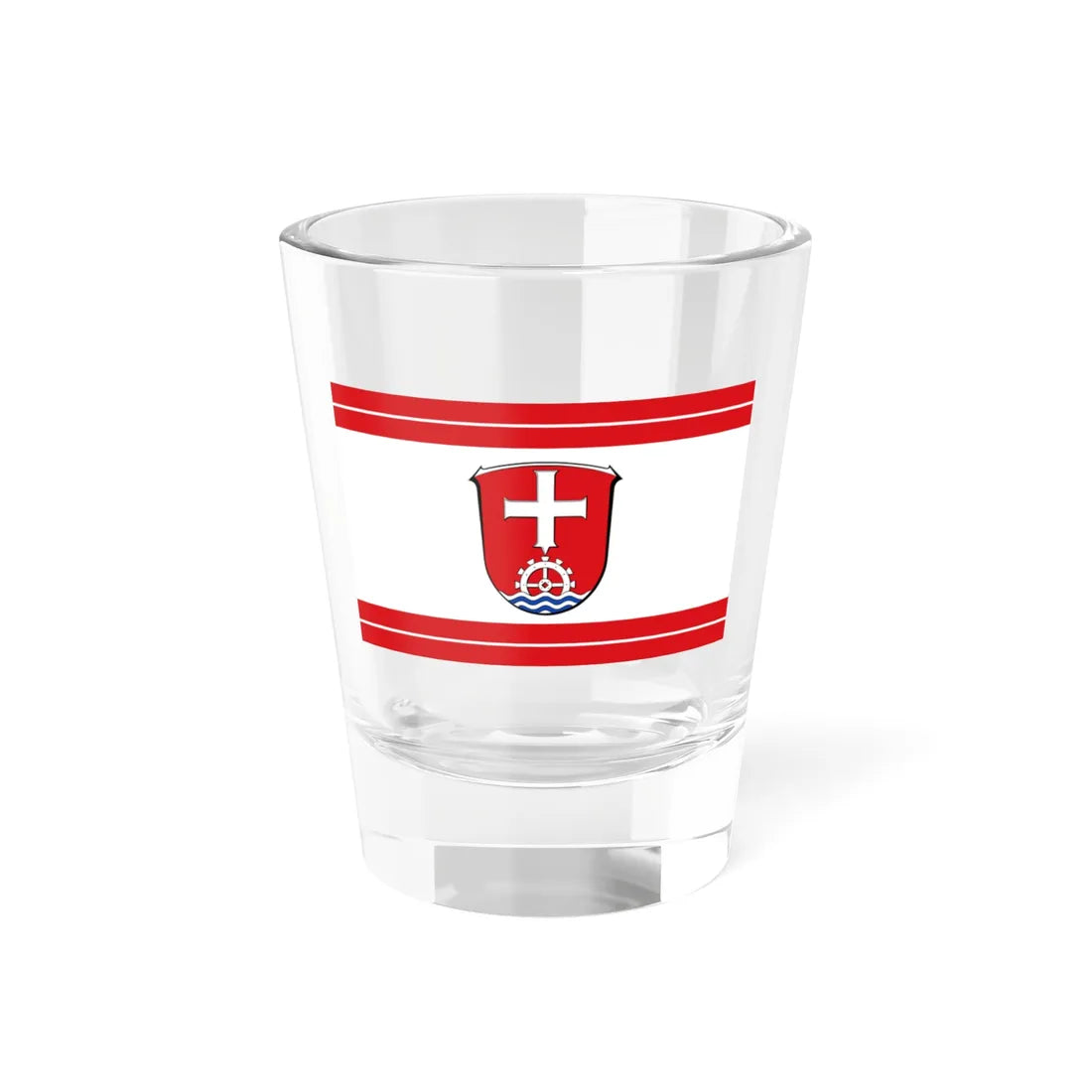 Flagge Gorxheimertal (Germany) Shot Glass 1.5oz 1.5oz - Go Mug Yourself