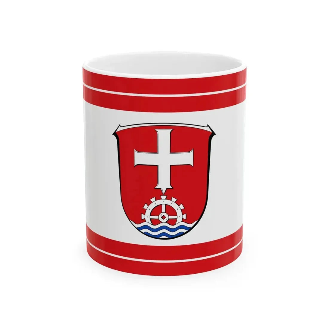 Flagge Gorxheimertal (Germany) White Coffee Mug 11oz - Go Mug Yourself