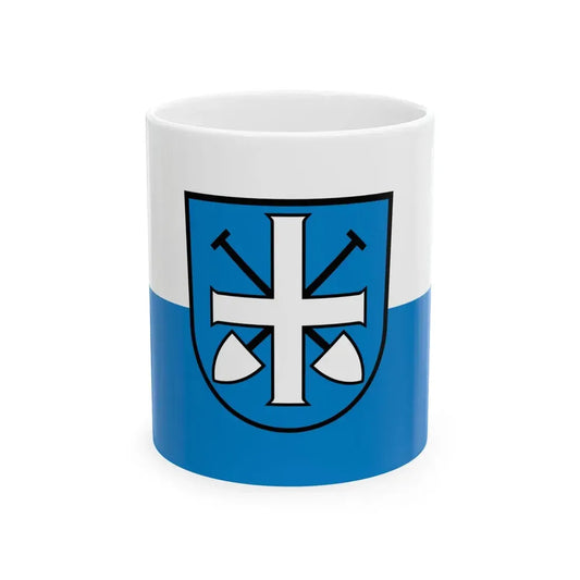 Flagge Graben-Neudorf (Germany) White Coffee Mug 11oz - Go Mug Yourself