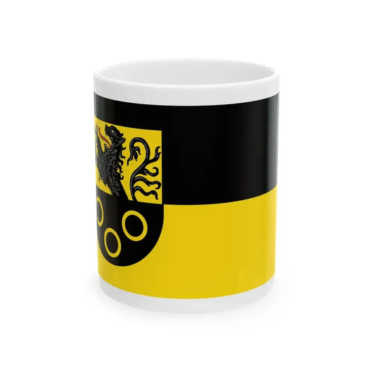 Flagge Grafschaft Rhineland (Germany) White Coffee Mug 11oz - Go Mug Yourself