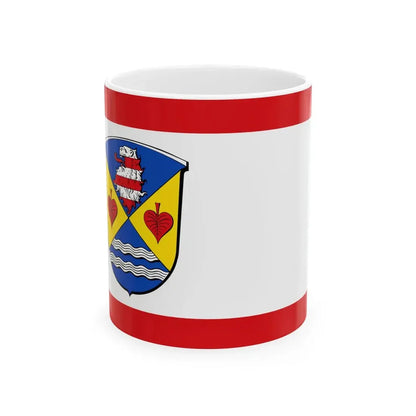 Flagge Gras-Ellenbach (Germany) White Coffee Mug 11oz - Go Mug Yourself