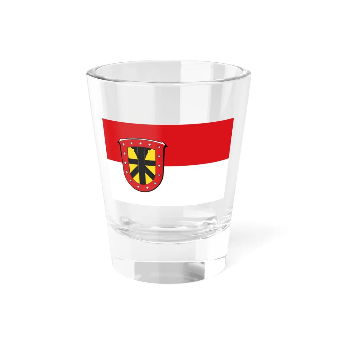 Flagge Grebenhain (Germany) Shot Glass 1.5oz 1.5oz - Go Mug Yourself