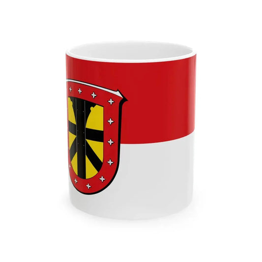 Flagge Grebenhain (Germany) White Coffee Mug 11oz - Go Mug Yourself