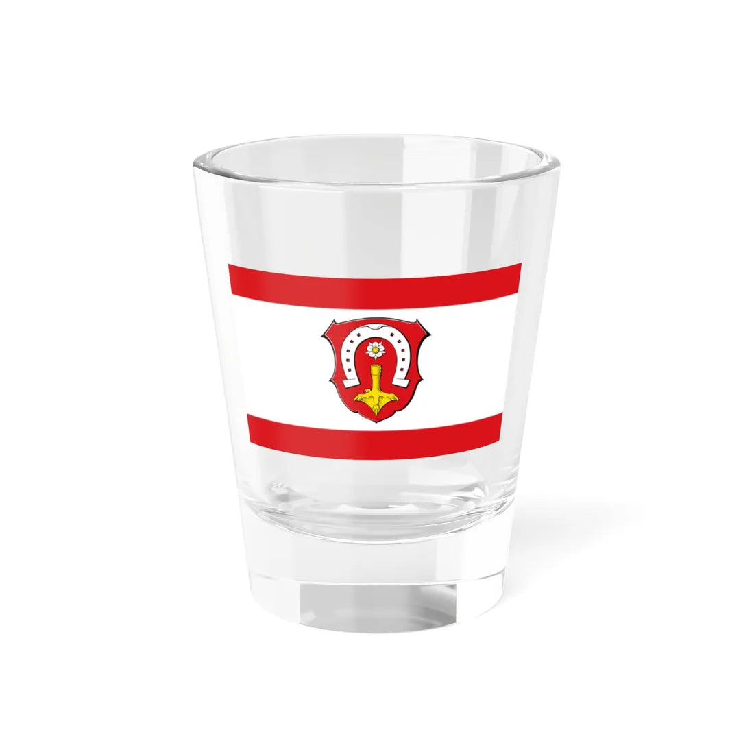 Flagge Griesheim (Germany) Shot Glass 1.5oz 1.5oz - Go Mug Yourself