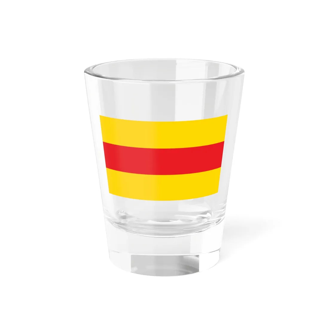 Flagge Großherzogtum Baden 1891-1918 (Germany) Shot Glass 1.5oz 1.5oz - Go Mug Yourself