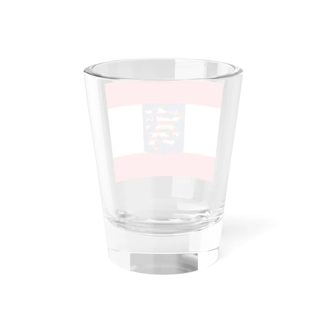 Flagge Großherzogtum Hessen mit Wappen (Germany) Shot Glass 1.5oz - Go Mug Yourself