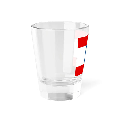 Flagge Großherzogtum Hessen mit Wappen (Germany) Shot Glass 1.5oz - Go Mug Yourself