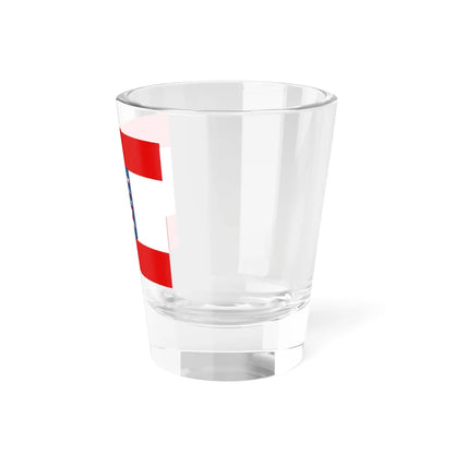 Flagge Großherzogtum Hessen mit Wappen (Germany) Shot Glass 1.5oz - Go Mug Yourself