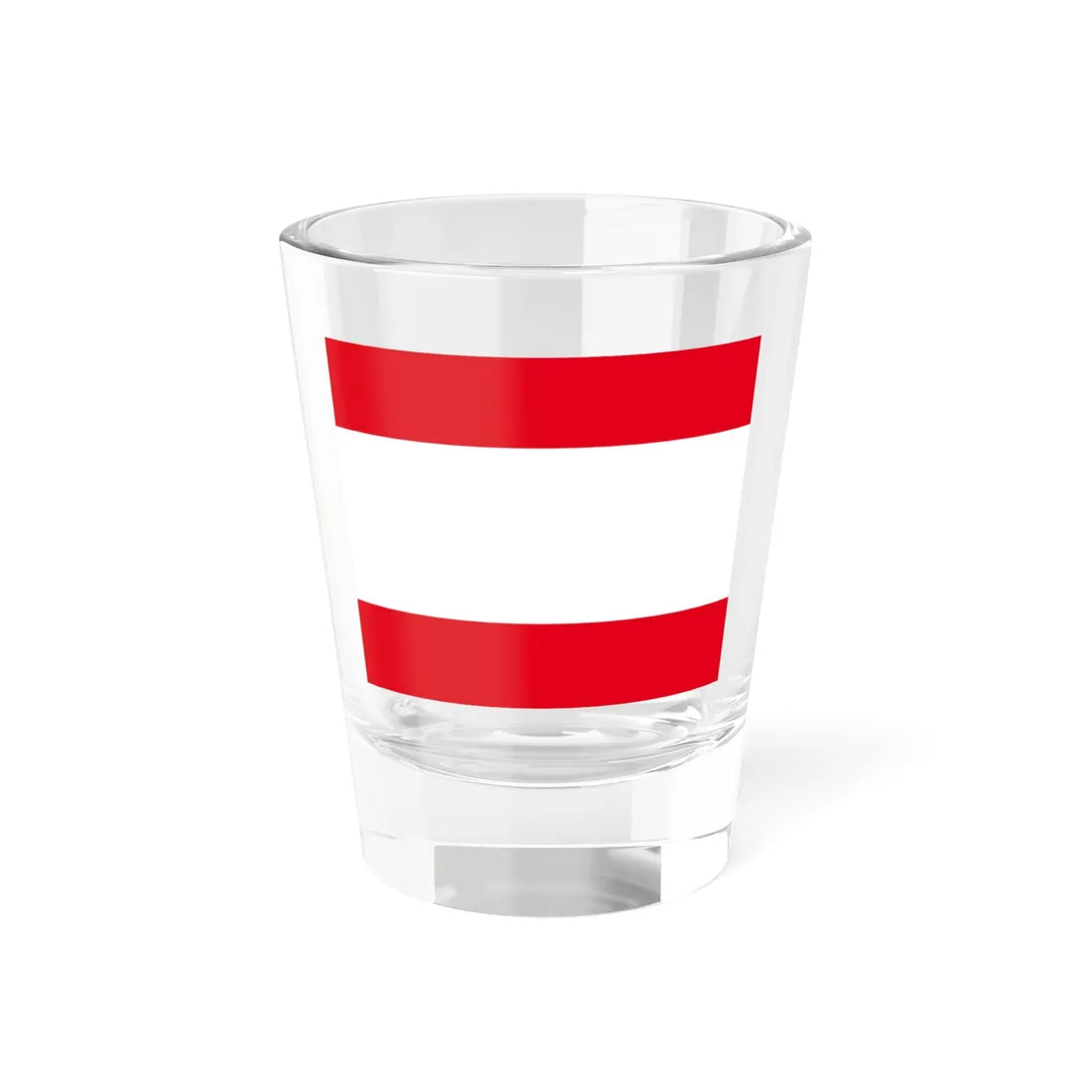 Flagge Großherzogtum Hessen ohne Wappen (Germany) Shot Glass 1.5oz 1.5oz - Go Mug Yourself