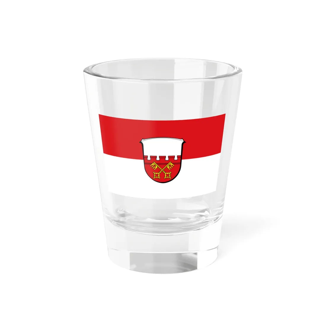 Flagge Großkrotzenburg (Germany) Shot Glass 1.5oz 1.5oz - Go Mug Yourself