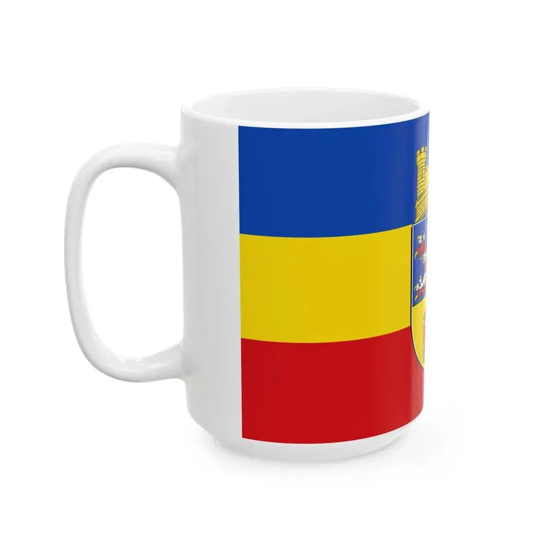 Flagge Gross-Gerau (Germany) White Coffee Mug - Go Mug Yourself
