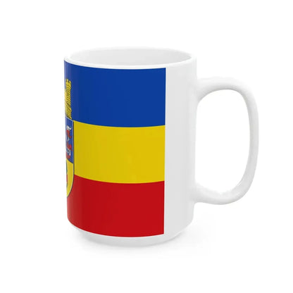 Flagge Gross-Gerau (Germany) White Coffee Mug - Go Mug Yourself