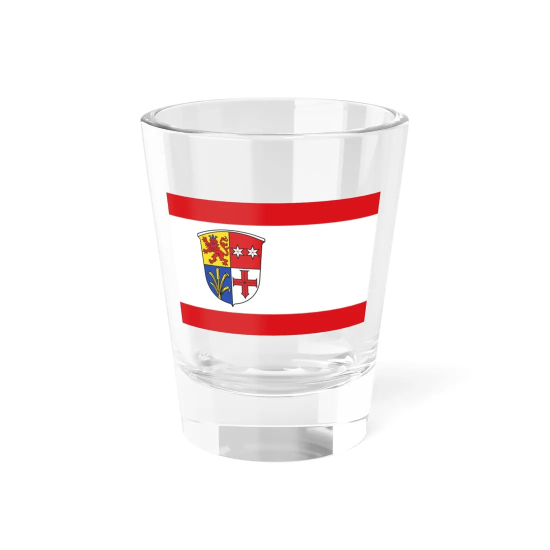 Flagge Gross-Rohrheim (Germany) Shot Glass 1.5oz 1.5oz - Go Mug Yourself