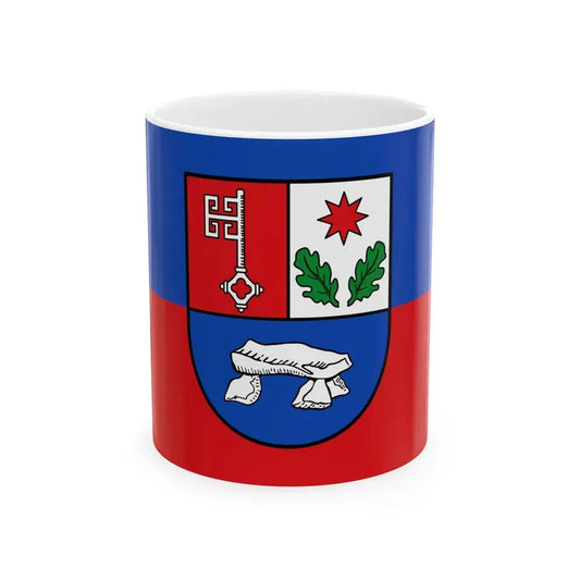 Flagge Hagen im Bremischen (Germany) White Coffee Mug 11oz - Go Mug Yourself