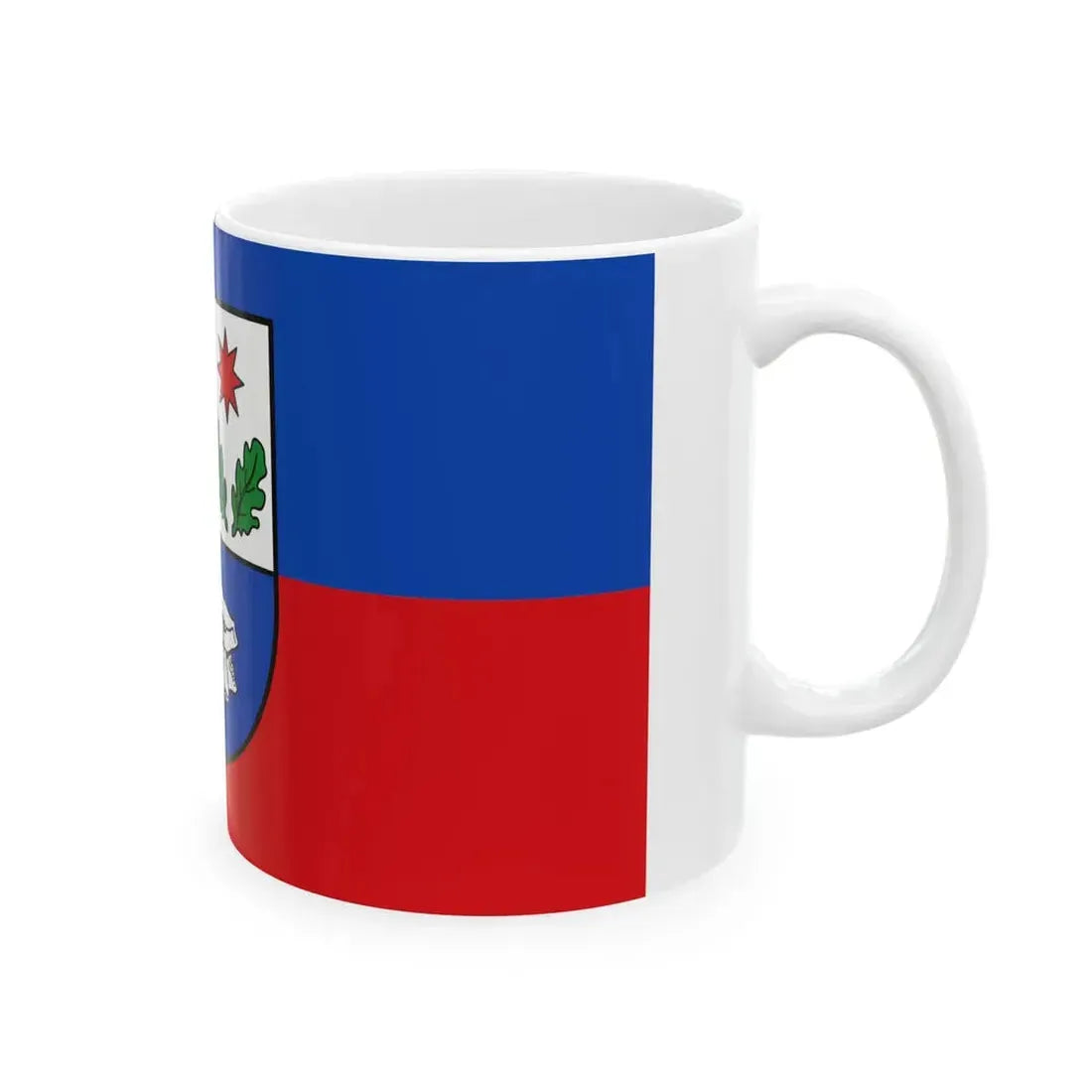 Flagge Hagen im Bremischen (Germany) White Coffee Mug - Go Mug Yourself