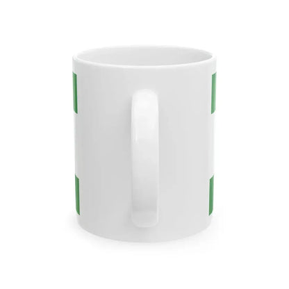 Flagge Haina Kloster (Germany) White Coffee Mug - Go Mug Yourself