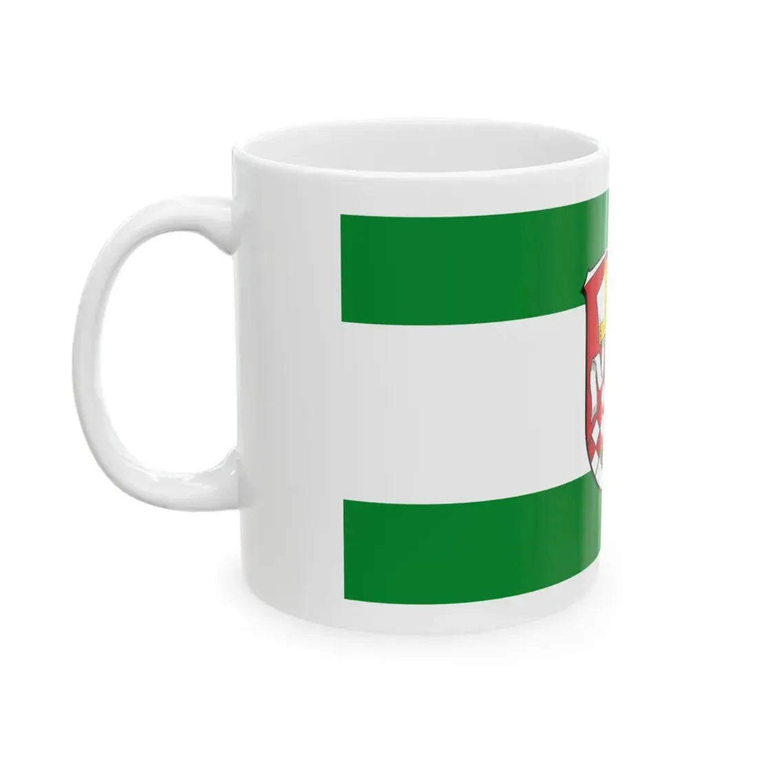 Flagge Haina Kloster (Germany) White Coffee Mug - Go Mug Yourself