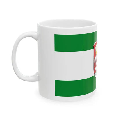 Flagge Haina Kloster (Germany) White Coffee Mug - Go Mug Yourself