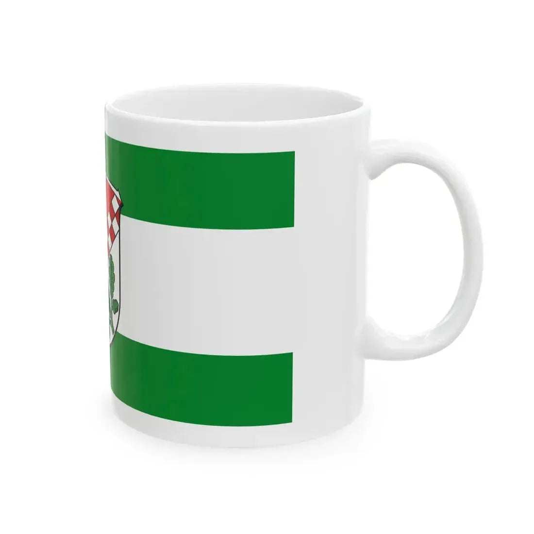 Flagge Haina Kloster (Germany) White Coffee Mug - Go Mug Yourself