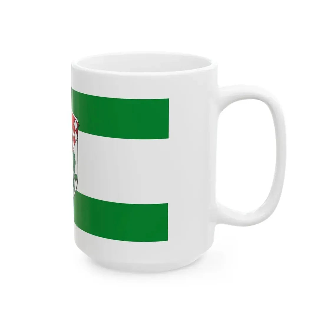 Flagge Haina Kloster (Germany) White Coffee Mug - Go Mug Yourself