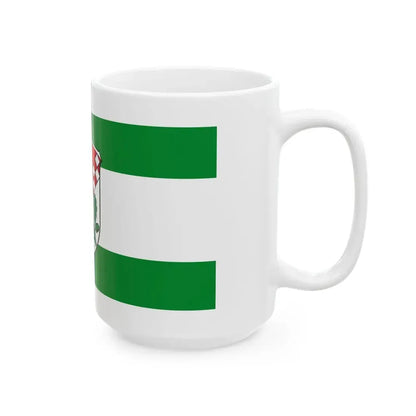 Flagge Haina Kloster (Germany) White Coffee Mug - Go Mug Yourself