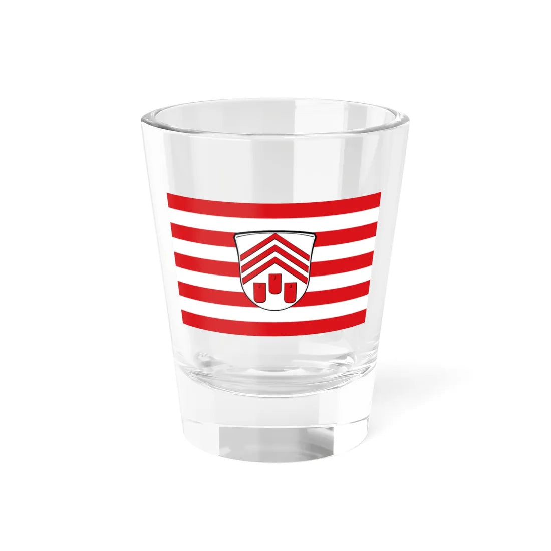 Flagge Hainstadt Kr. Offenbach (Germany) Shot Glass 1.5oz 1.5oz - Go Mug Yourself