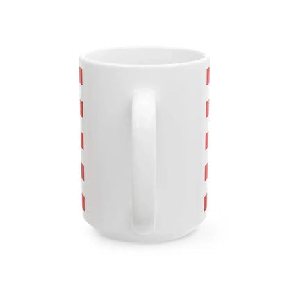 Flagge Hainstadt Kr. Offenbach (Germany) White Coffee Mug - Go Mug Yourself