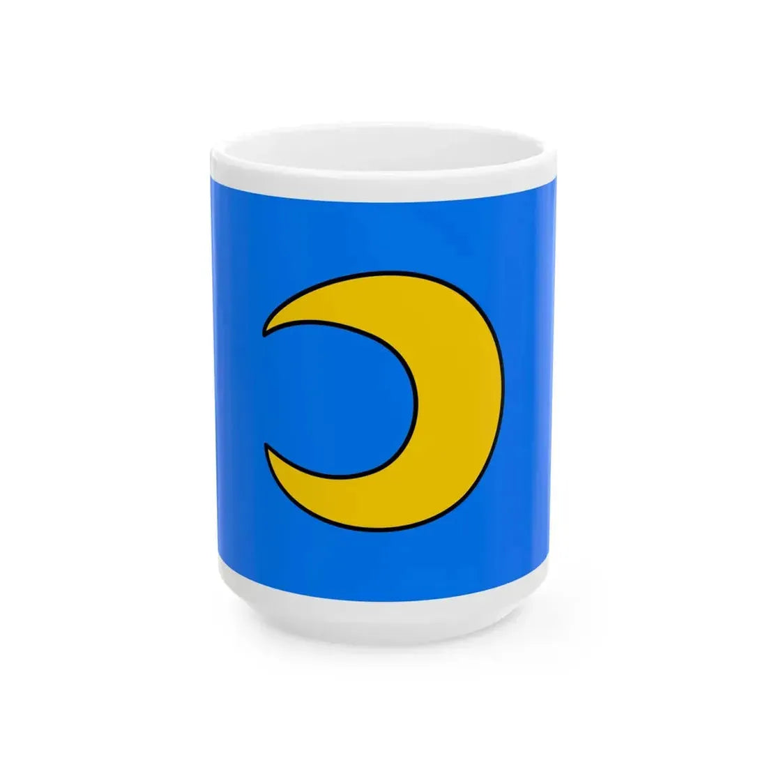 Flagge Halbemond (Germany) White Coffee Mug 15oz - Go Mug Yourself