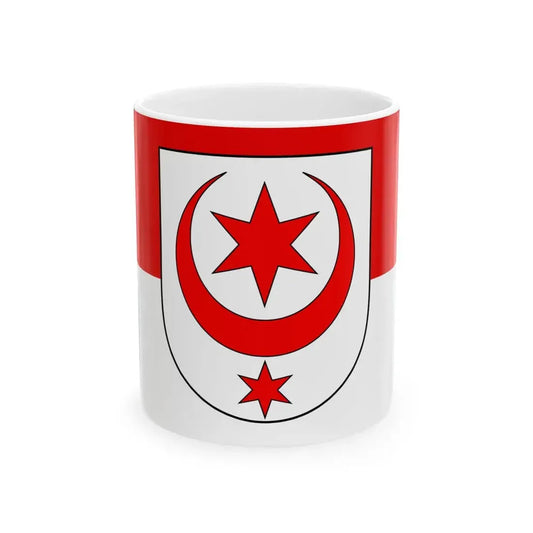 Flagge Halle Saale (Germany) White Coffee Mug 11oz - Go Mug Yourself