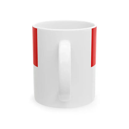 Flagge Halle Saale (Germany) White Coffee Mug - Go Mug Yourself