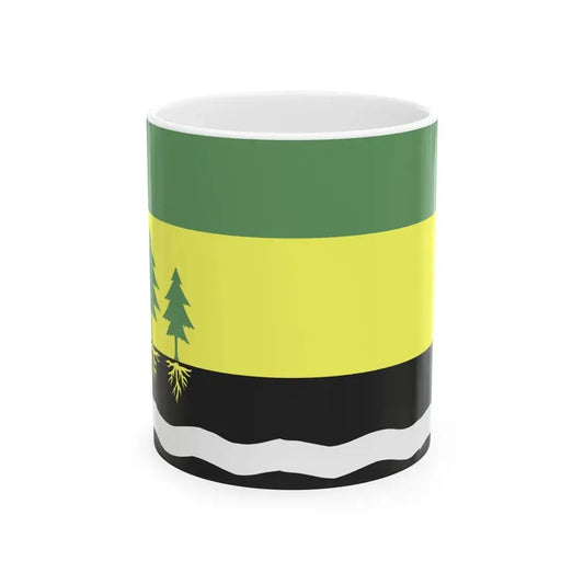 Flagge Halstenbek (Germany) White Coffee Mug 11oz - Go Mug Yourself