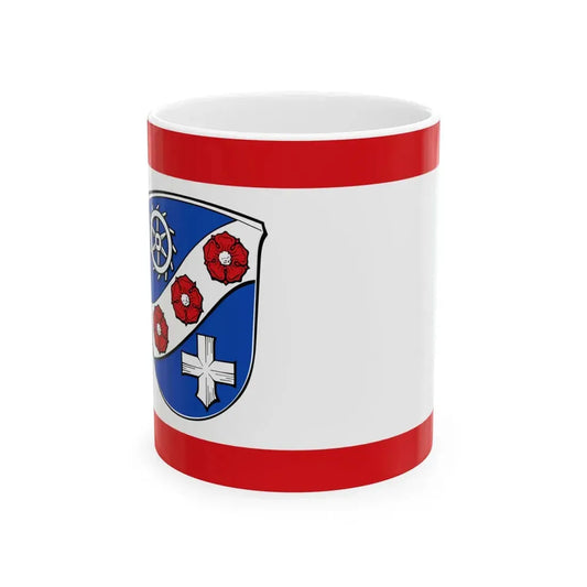 Flagge Hambach bei Heppenheim (Germany) White Coffee Mug 11oz - Go Mug Yourself