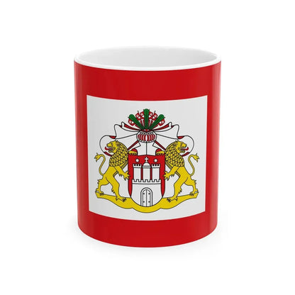Flagge Hamburg (Germany) White Coffee Mug 11oz - Go Mug Yourself