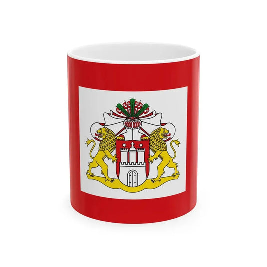 Flagge Hamburg (Germany) White Coffee Mug 11oz - Go Mug Yourself