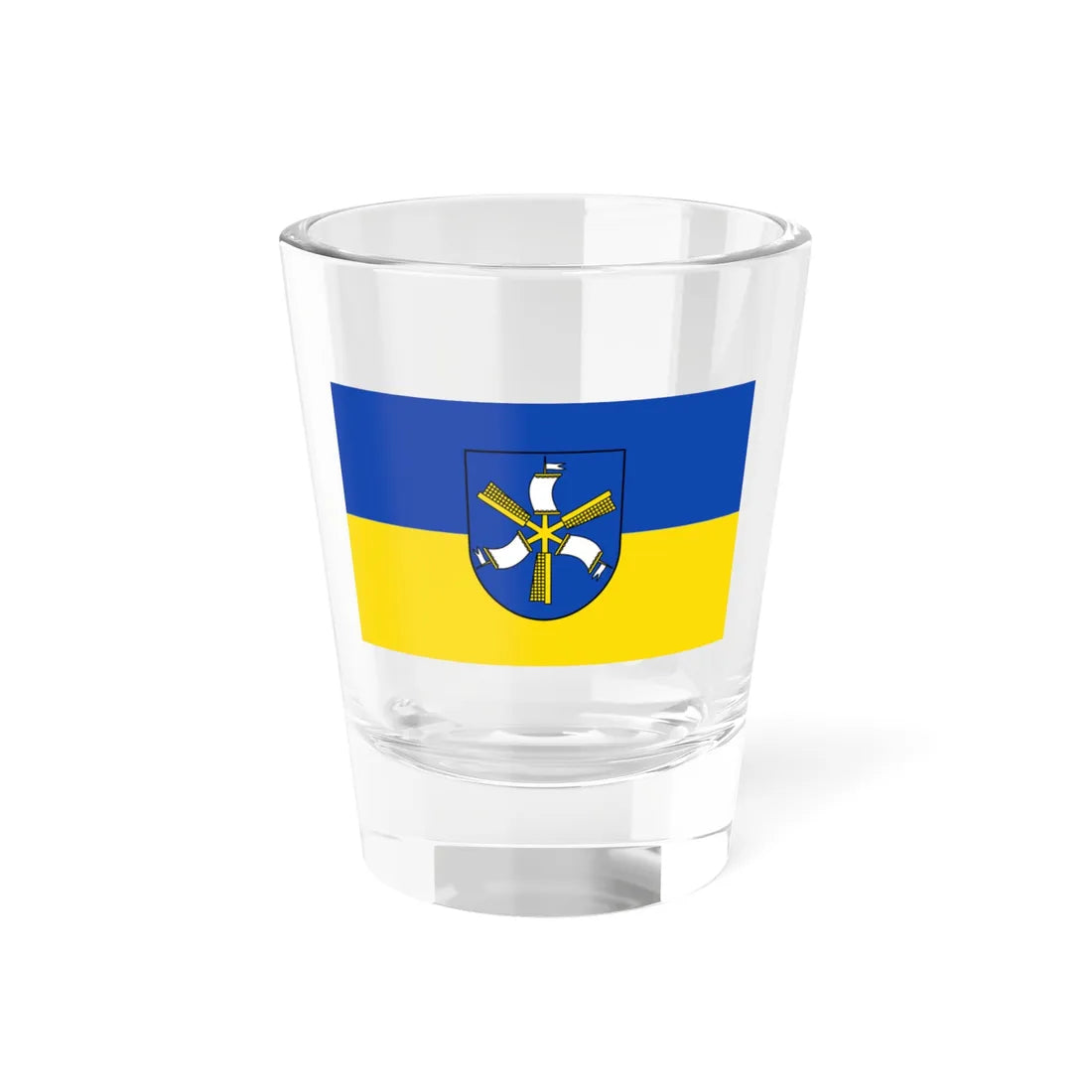 Flagge Haren Ems (Germany) Shot Glass 1.5oz 1.5oz - Go Mug Yourself