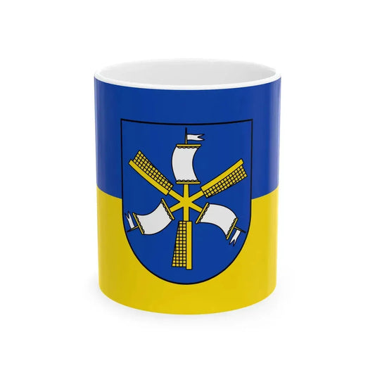 Flagge Haren Ems (Germany) White Coffee Mug 11oz - Go Mug Yourself