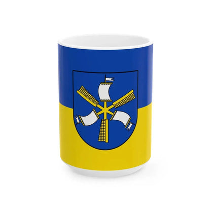 Flagge Haren Ems (Germany) White Coffee Mug 15oz - Go Mug Yourself