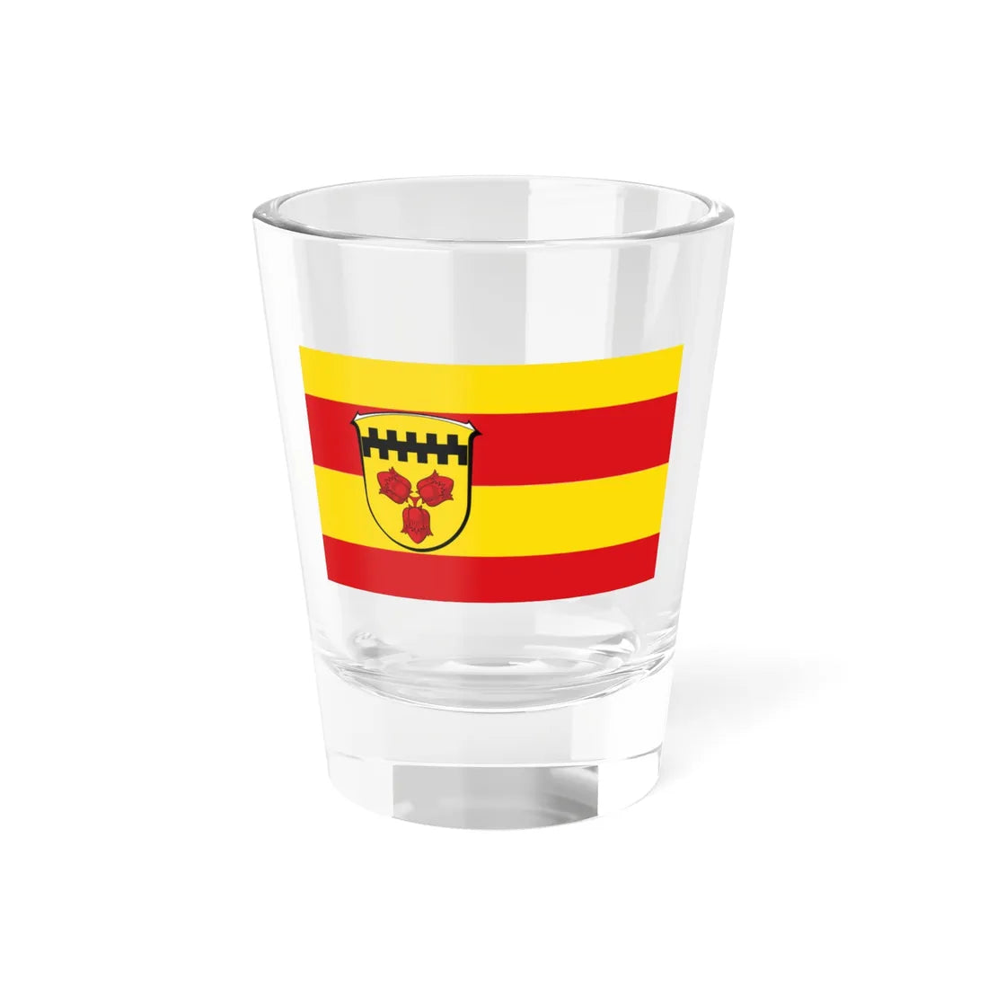 Flagge Hasselroth (Germany) Shot Glass 1.5oz 1.5oz - Go Mug Yourself