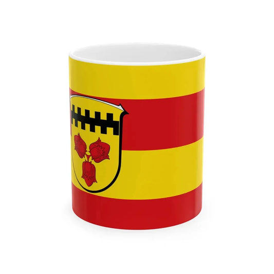 Flagge Hasselroth (Germany) White Coffee Mug 11oz - Go Mug Yourself