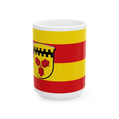 Flagge Hasselroth (Germany) White Coffee Mug 15oz - Go Mug Yourself